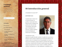 Tablet Screenshot of cronologiahistorica.com